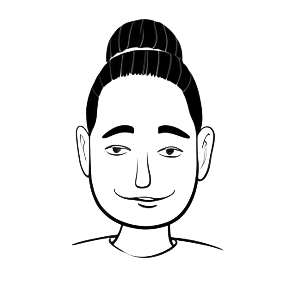 La tête d'un formateur en dessin digital