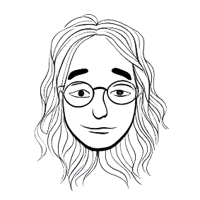 La tête d'un formateur en dessin digital