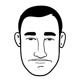 La tête d'un formateur en dessin digital