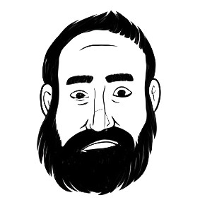 La tête d'un formateur en dessin digital
