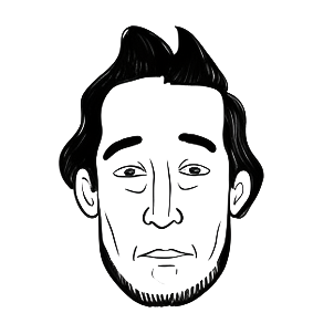 La tête d'un formateur en dessin digital