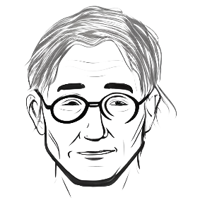 La tête d'un formateur en dessin digital