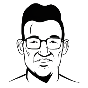 La tête d'un formateur en dessin digital