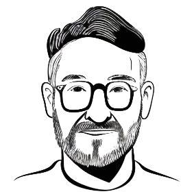 La tête d'un formateur en dessin digital