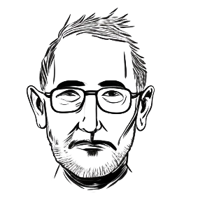 La tête d'un formateur en dessin digital