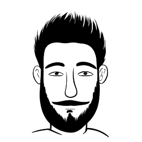 La tête d'un formateur en dessin digital