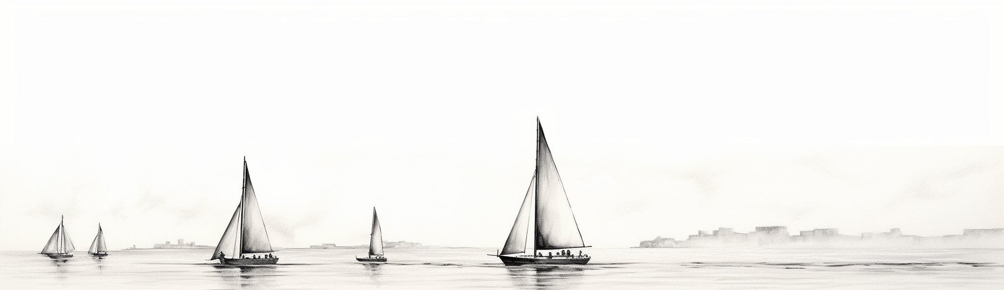 Image de fond montrant des voiliers sur une mer calme